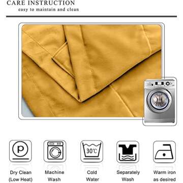 TWOPAGES 52 W x 84 L Pinch Pleat Room Darkening Velvet Curtain Drapery Panel for Traverse Rod or Track, Living Room Bedroom Meetingroom Club Theater Patio Door (1 Panel), Orange