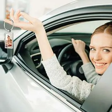 Sublimation Keychain Set for DIY Crafts - 12 Pieces