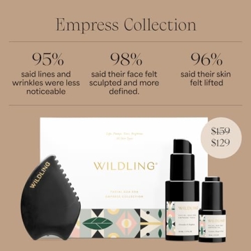 WILDLING Empress Gua Sha Set - Luxurious Organic Skincare