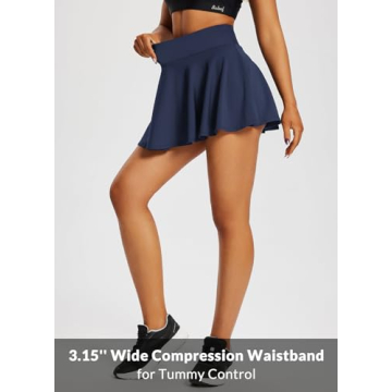 BALEAF Women's Flattering High Waisted Skorts with Pockets