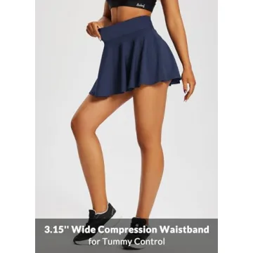 BALEAF Women's Flattering High Waisted Skorts with Pockets