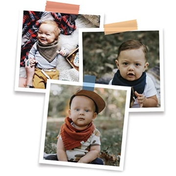 Kishu Baby Indi Bandana Bibs - GOTS Certified Organic