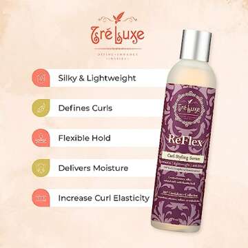 TRELUXE Curl Styling Serum - Nourishing Curl Care 8 FZ