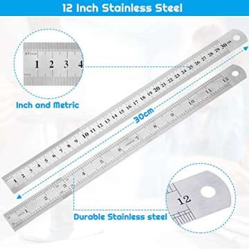 Cridoz Craft Knife Precision Cutter Carving Hobby Knife Kit Includes Self Healing Cutting Mat Hobby Knife and Blades Stainless Steel Ruler for Art Hobby Craft Scrapbooking Stencil
