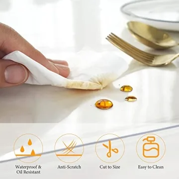 Deep Dream 1.5mm Clear Desk Cover Protector for All Surfaces