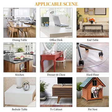 Deep Dream 1.5mm Clear Desk Cover Protector for All Surfaces