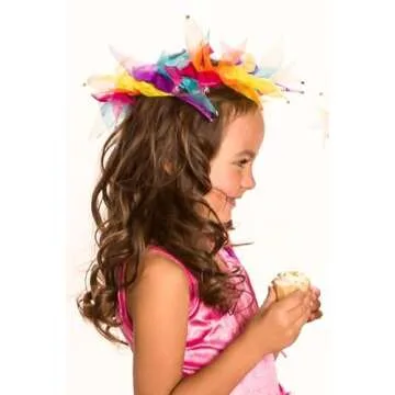 Little Adventures Rainbow Wand & Halo Tiara Fairy Princess Dress Up Costume Accessory