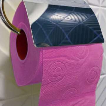 Renova Luxury Scented Colored Toilet Paper 6 Jumbo Rolls 3-Ply-180 Sheets