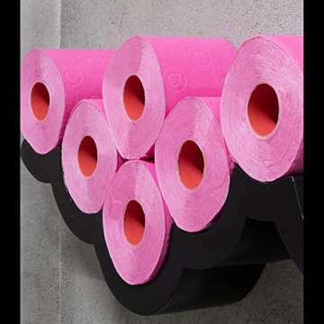 Renova Luxury Scented Colored Toilet Paper 6 Jumbo Rolls 3-Ply-180 Sheets