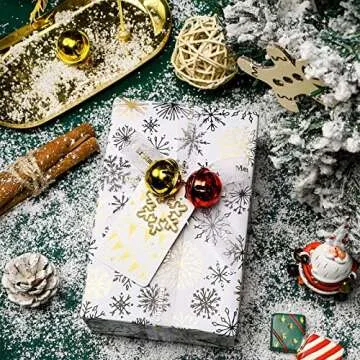 Chic MAYPLUSS Christmas Wrapping Paper Roll - 3 Design Set