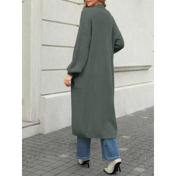LILLUSORY Women's Long Cardigan - Cozy & Trendy Style