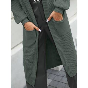 LILLUSORY Women's Long Cardigan - Cozy & Trendy Style