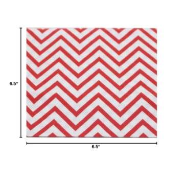 Red Paper Napkins for Party Events - 60 Count Set