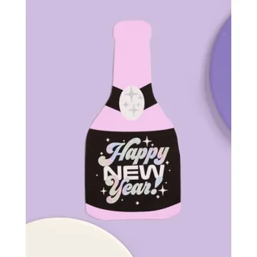 Stylish NYE 2024 Foil Napkins | 25 pcs for Every Celebration