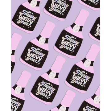 Stylish NYE 2024 Foil Napkins | 25 pcs for Every Celebration