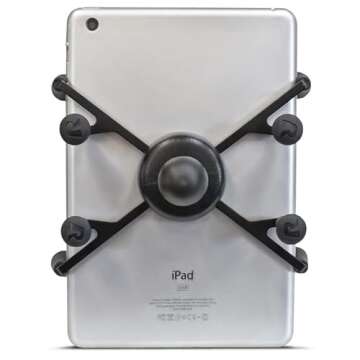 RAM Mounts X-Grip Universal Holder for 7"-8" Tablets with Ball -B Size RAM-HOL-UN8BU