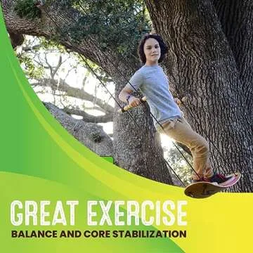 Swurfer Stand Up Surfing Tree Swing with Adjustable Handles