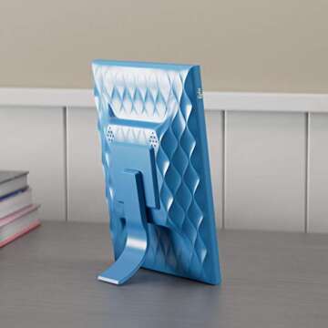 Lola Smart Digital Picture Frame 8 Inch, Share Moments Instantly via E-Mail or App - Blueberry