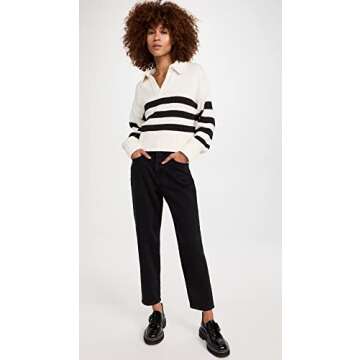 Pistola Denim Women's Arlo Sweater - Midnight Cream Stripe