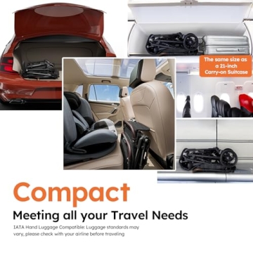 MAMAZING Ultra Compact Lightweight Stroller for Travel