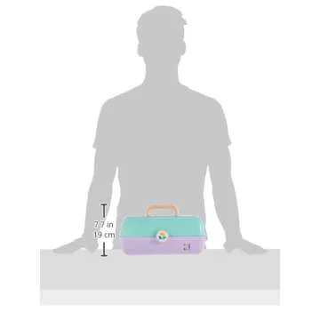 Caboodles On-The-Go Girl Case in Seafoam Over Lavender