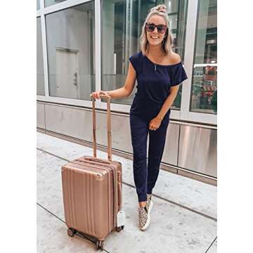 PRETTYGARDEN Women's Off Shoulder Summer Jumpsuit