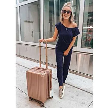 PRETTYGARDEN Women's Off Shoulder Summer Jumpsuit