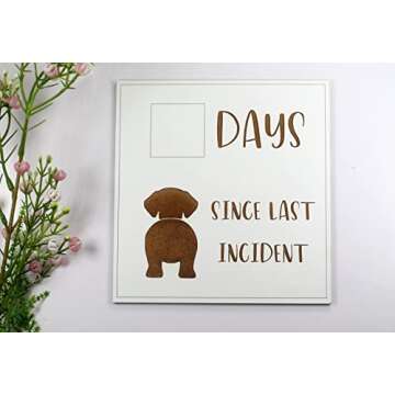 Funny Whiteboard Sign, Days Since Last Incident