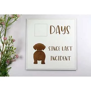 Funny Whiteboard Sign, Days Since Last Incident