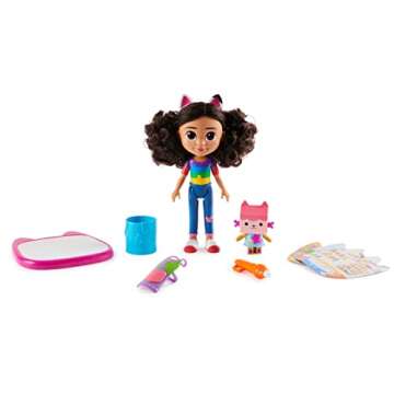 Gabby’s Dollhouse, Gabby Deluxe Craft Dolls and Accessories with Water Pad and Water Brush Pen, Kids Toys for Girls and Boys Ages 3 and up