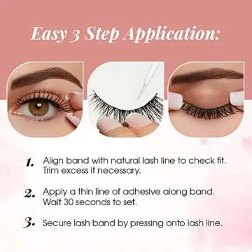 Ardell Strip Lashes Naked Lashes 430 with Invisiband, 1 pair