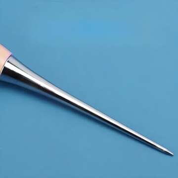 MAGIKON 20-Pack Wooden Handle Leather Stitching Sewing Awl Repair Tool (Round) #1