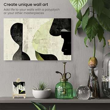 ARTEZA Small Canvases with Easels for Art Projects