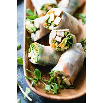 Premium Spring Roll Wrapper, Fresh Rice Paper, Spring Roll Wrappers (16cm)