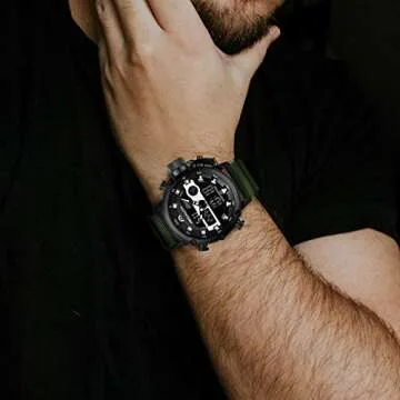 MEGALITH Waterproof Digital Tactical Watch for Men
