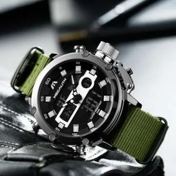 MEGALITH Waterproof Digital Tactical Watch for Men