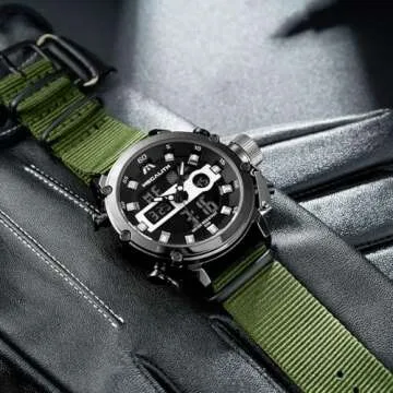 MEGALITH Waterproof Digital Tactical Watch for Men