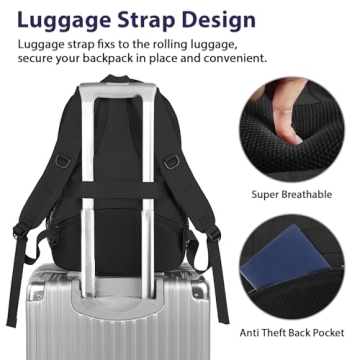 MATEIN TSA Friendly Laptop Backpack for Men Women