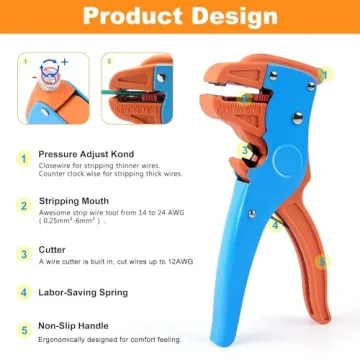 Knoweasy Automatic Wire Stripper Tool with Cutter