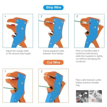 Knoweasy Automatic Wire Stripper Tool with Cutter