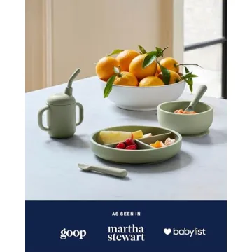 Lalo Suction Bowls 2-Pack Non-Toxic Silicone for Babies