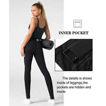 Dragon Fit High Waist Yoga Leggings - Tummy Control & Pockets