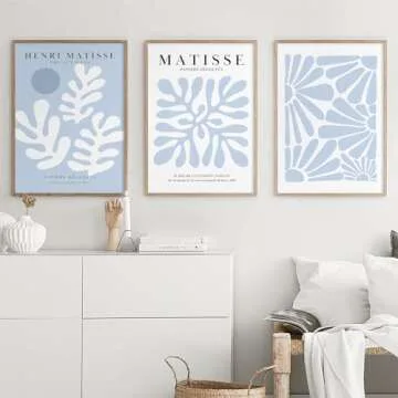 Henri Matisse 3-Piece Vintage Canvas Wall Art Set