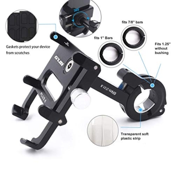GUB Bike Phone Mount Holder for iPhones and Samsung