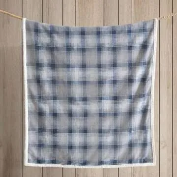 Eddie Bauer Blanket - Super Soft Sherpa & Fleece Throw