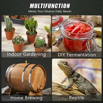 Seedling Heat Mat for Indoor Home Gardening Seed Starting, 10"x 20.75" Plant Heating Pad, Warm Germi...