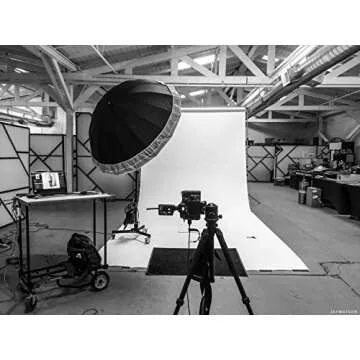 Westcott 4633 7-Feet Silver with Black Cover Parabolic Umbrella