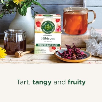 Traditional Medicinals Organic Hibiscus Tea for Heart Health