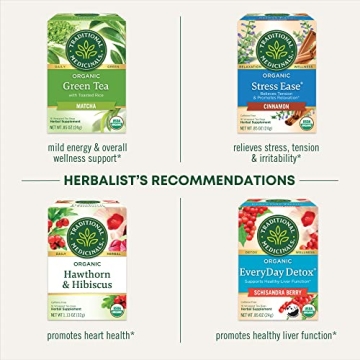 Traditional Medicinals Organic Hibiscus Tea for Heart Health