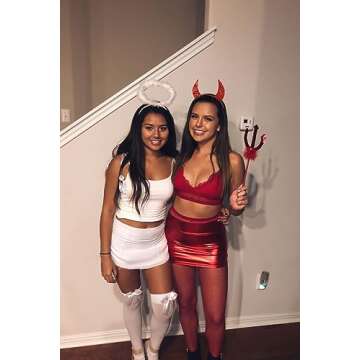 Vibrant Devil Horns Headband for Halloween Fun